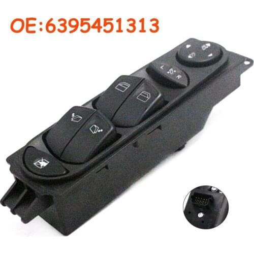 6395451313 For Mercedes-Benz Viano Wieland W639 2006-2012 New Car accessories Electric Master Window Control Switch