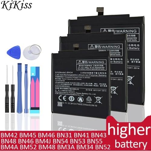 BM42 BM45 BM46 BN31 BN41 BN43 BN45 BN48 BN4A BN46 Battery For Xiaomi Redmi Note 2 3 4 4X 5 5A 6 7 8 8T 9 9S 10 Pro Note3 Note5A