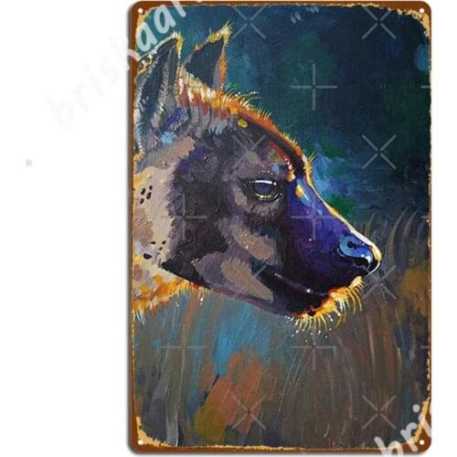 Acrylic Hyena Metal Signs Wall Wall Decor Club Home personalized Tin sign Posters