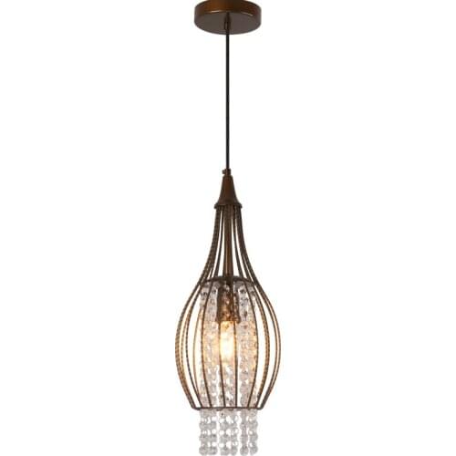 American Retro Restaurant Iron Water Drop Pendant Lights Bedroom Industrial Bar Table Shop Lamps Loft Hanging Lights Lighting