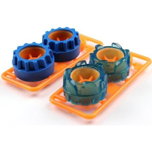 Static Mini 4WD Car Tires and Wheels Four-wheel Drive Brother Off-roader/Buggy Tire Hubs Model Modify Parts for 1/32 Mini Car