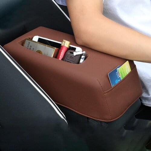 For volkswagen Passat B8 2016-2019 Car Armrest Pad Car Center Console Arm Rest Seat Box Universal Auto Armrests storage box