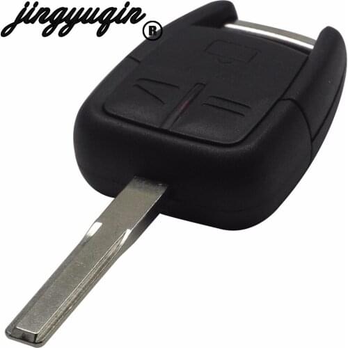 Jingyuqin 3 Buttons Uncut Blade Car Remote Key Shell Cover Case Flip Fob For Vauxhall Opel Vectra Astra Z For Omega