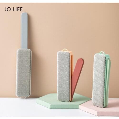 JO LIFE Pet Hair Remover Cleaner Double-sided Clothes Hair Lint Remover Collapsible Dusting Anti-static Brush Cleaning Tools