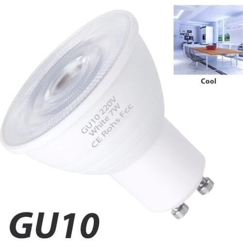 GU10 LED 220V Light 7W gu 10 led Spotlight Bulb GU5.3 MR16 Corn Lamp Spot Light 2835SMD Lampka LED Bulb 5W Ampoule Energy Saving