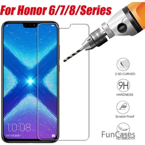Honor 8x protective glass For Huawei honor 6a 6x 6 Plus C X A C6 X6 A6 honor8x Screen Protector Film protection protect glas 9h