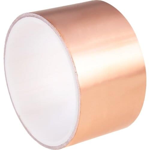 50mm X 3 Metre Guitar Shielding Copper Foil Conductive Tape Adhesive Barrier