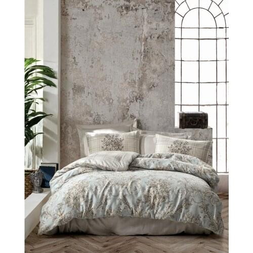 Cotton box double satin duvet cover set, bedroom, bedding, elegance, bedspread turkey Terry