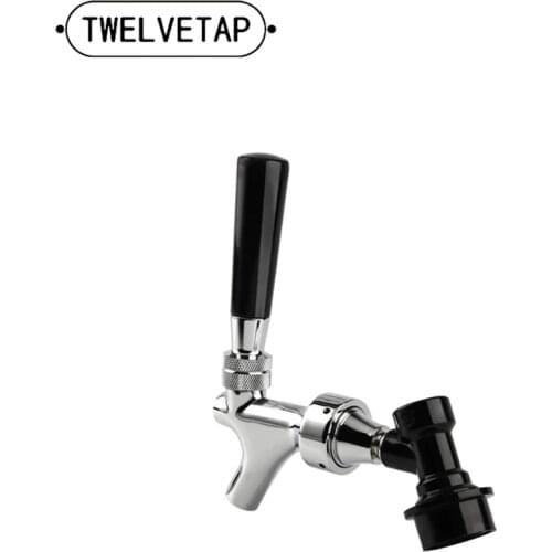 TWELVETAP Homebrew 304 Stainless Steel Beer Tap Draft Beer Faucet Keg Tap Kegerator Spout Beer Valve Set 2 Style 827G