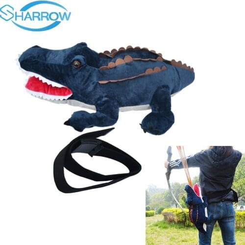 Archery Creative Cartoon Arrow Quiver Baby Crocodile Adult Arrow Tube or teens Shooting Practice Gift Hunting Shootin