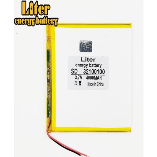 Best 3.7V lithium polymer battery 32100100 4000MAH mobile power DIY tablet computer