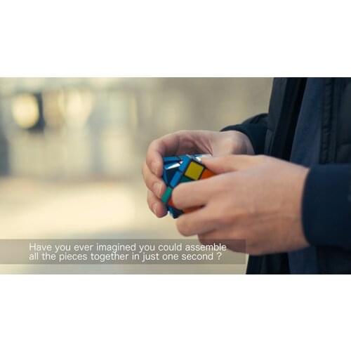 MAGIKUB by Federico Poeymiro (Gimmick and online instructions) - Trick Mentalism Magic Street Fun Illusion cube props