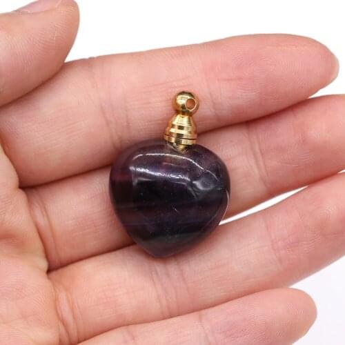 Fashion Charm Amazonites Perfume Bottle Pendants Jewelry Accessories DIY Handmade Making Necklace Bracelet Jewelry