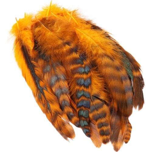 Dyed Rooster Feathers for Crafts DIY Jewelry Making Small Natural Chicken Plumes Decoration Accessories 50Pcs/Pack Wholesale