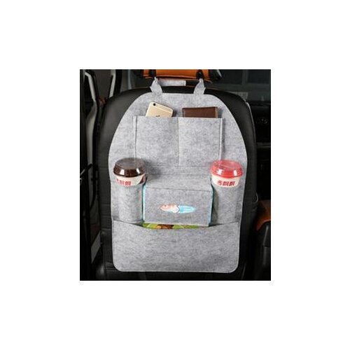 Back Seat Felt Tidy Organiser Multi Pocket Pouch Storage Bag Universal For Car Stowing Tidying Interior Accessories