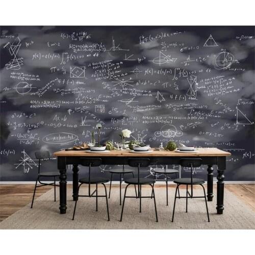 Beibehang Custom wallpaper hand drawn chalkboard draw chalk drawing stylish creative living room bedroom backdrop 3d wallpaper