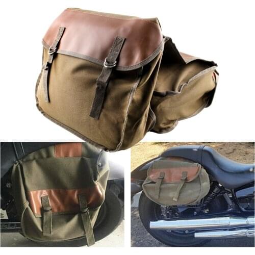 Rear Side Storage Pannier Bag Scooter Luggage Saddle Bag for Universal Motorcycles for Honda Kawasaki Triumph