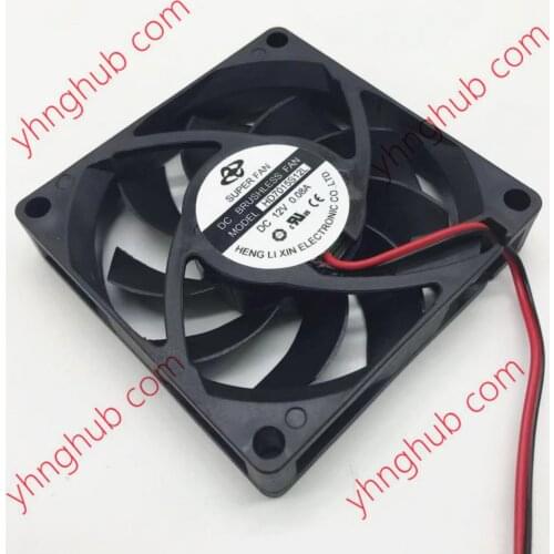 SUPER FAN HD7015S12L DC 12V 0.08A 70x70x15mm 2-Wire Server Square Fan