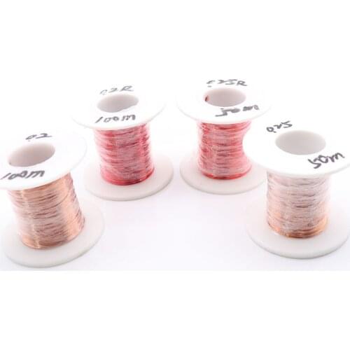 0.2mm 0.25mm New polyurethane enameled wire QA-1-155 copper wire 50 100 meters