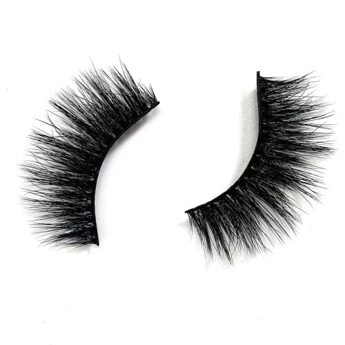 1 Pair Thick Long mink eyelashes long lasting mink lashes natural dramatic volume eyelashes extension 3d false eyelash EP03