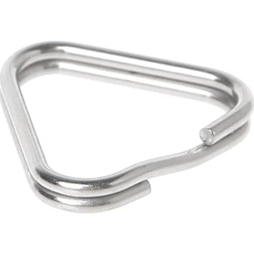 10pcs/set Metal Triangle Rings Split Digital Camera Strap Hook Replacement Parts Drop Shipping Support