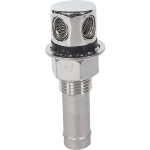 2018 New Arrive 316 Stainless Steel Marine Boat Straight Fuel Gas Tank Vent With Mounting Gasket Hardware Fitting Durable Parts