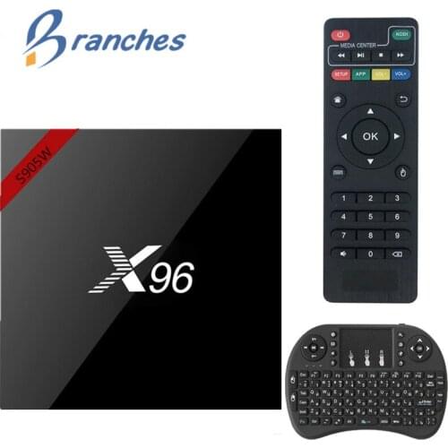 2018 X96W TV BOX Android 7.1 OS 4K TV Box Set-Top Box 2GB 16GB Amlogic S905W Quad Core X96 mini 1GB 8GB WiFi Set Top Box mini