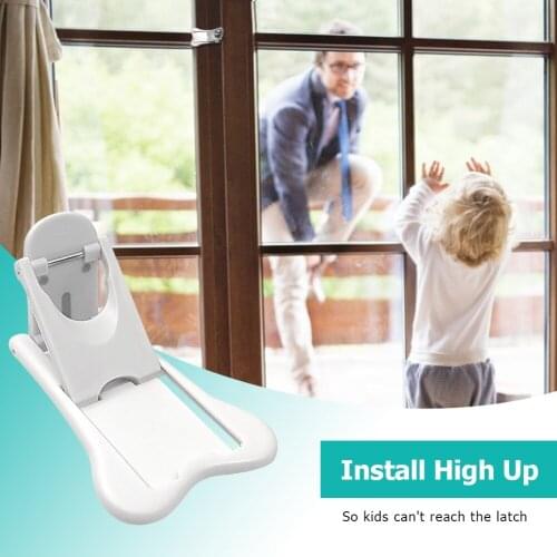 6 Pack Protecting Baby Safe Security Window Lock Child Safety Lock Door Window Stopper