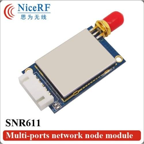 Free shipping 2pcs/pack SNR611 868MHz Wireless module RS485 Port 100mW 1400m Long Distance Range Wireless RF Module