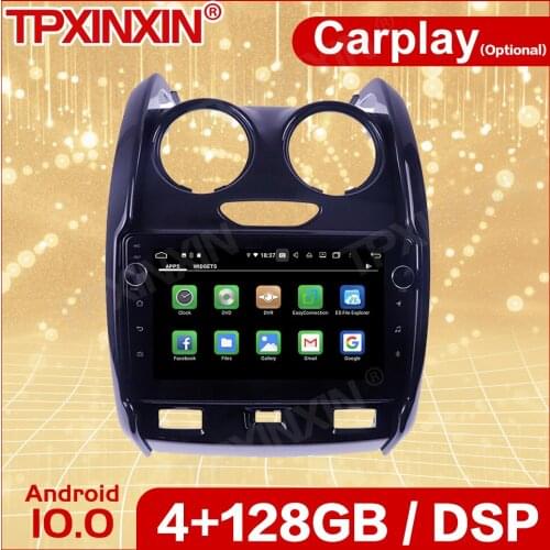 Wireless Carplay Car Android Stereo Receiver For Renault Duster 2013 2014 2015 2016 2017 2018 GPS Radio Head Unit Player Screen