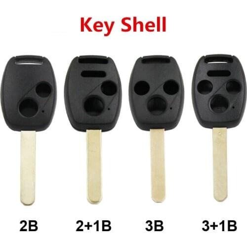 Remote Car Key Shell for Honda Transponder Auto Key Case Fob Cover Without Chip Holder
