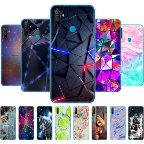 For Realme C3 Case Soft Silicon TPU Back For OPPO Realme C3 RMX2020 C 3 RealmeC3 Protective Phone Cover Coque Capa Funda 6.5inch