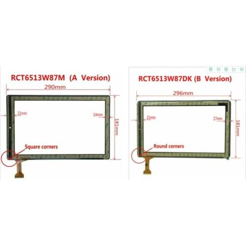 Black New 11.6'' Inch Rca Digitizer Repair RCT6513W87DK Sensor Replacement Touch Screen Panel Capacitive touch screen