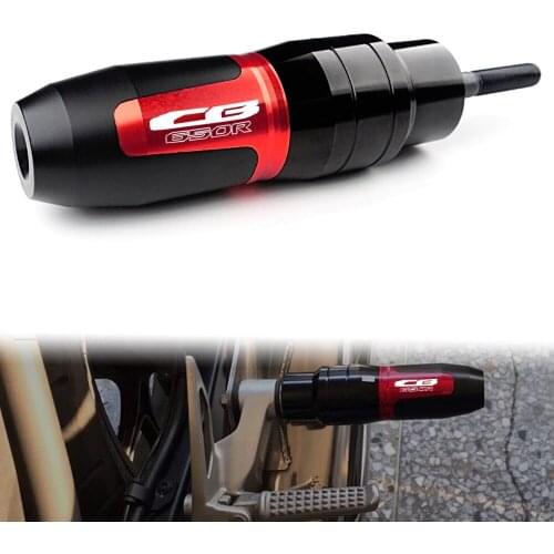 For Honda CBR650R CB650R CBR650F CB650F Motorcycle CNC Accessoires Falling protection Exhaust Slider Crash pad slider with logo