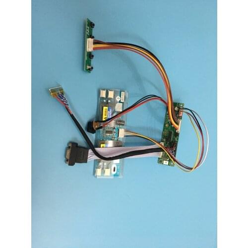 MT561-MD LCD Monitor Driver Board Kit w/ Keypad VGA Cable 4-C Inverter Built-in 23 Programs Support 10-42'' LVDS Screen
