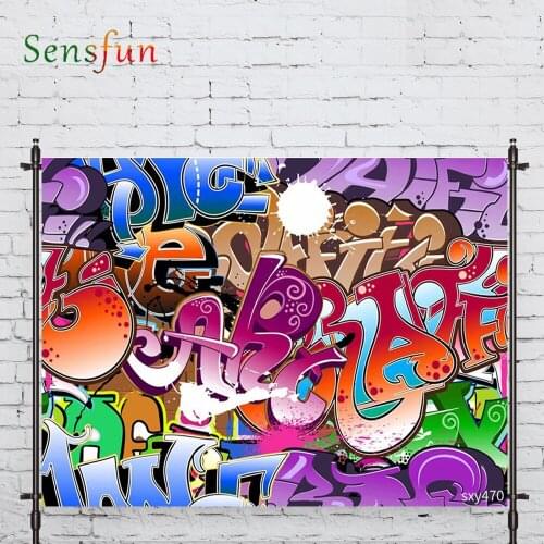 LEVOO Photophone Backdrops Graffiti Art Street Inkjet Colorful Photography Backdrop Camera Fotografica