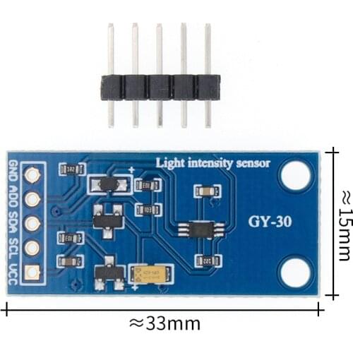 GY-30 The digital optical intensity illumination sensor BH1750FVI of module