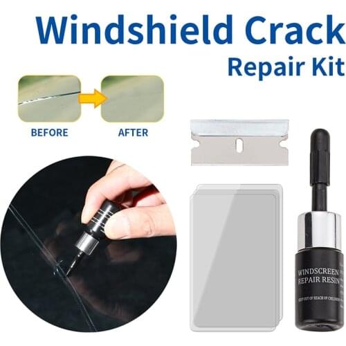 Car Windshield Repair Tool Automotive Glass Repair Fluid Kit Auto Windshield Crack Chip Repair Resin Car Scratch Remover
