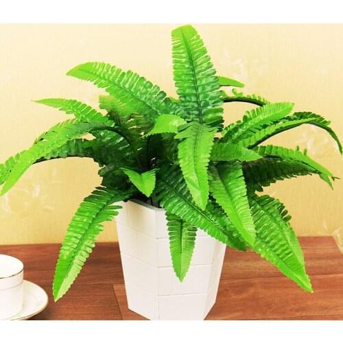 Artificial Green Leaves Plants Simulation Grass Flower for Home Party Decor Persian Grass Office Ornament Home Decoration Access