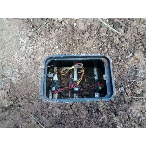 Z&W Irrigation 1" Valve Manifold Assembly, 3 Zone, 24 VAC