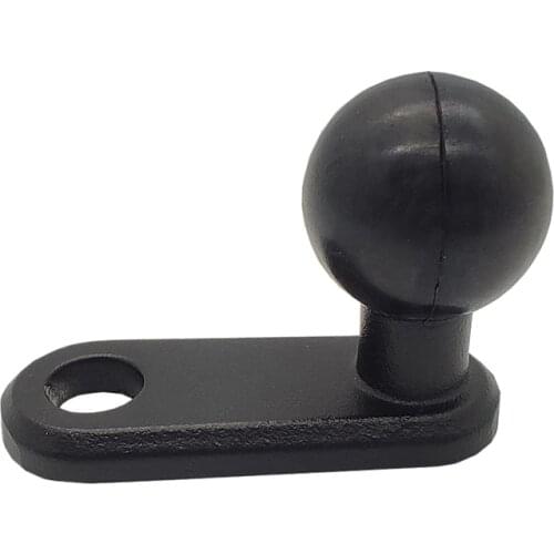 L Shaped Aluminum Alloy Base Holder Rubber Ball Head Rear View Mirror for Motorcycle Electric Vehicles Scooter Cell