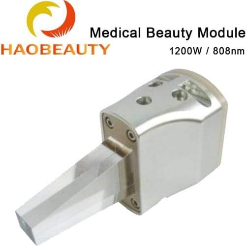 HaoBeauty Medical Beauty Module 1200W 808nm Conduction Cooled Vertical Stack Diode Laser Light Spot 12x24 10x10