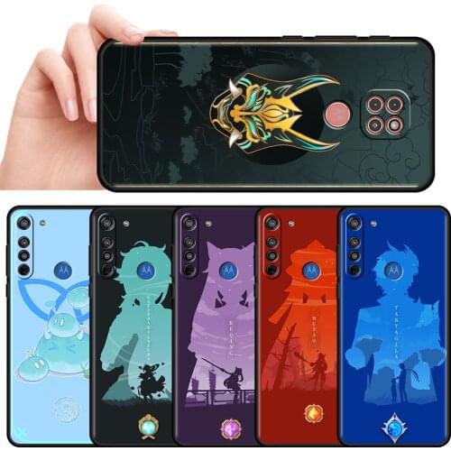 Soft Case For Motorola One Fusion Plus G9 Play G8 Power Lite E6s G Stylus G30 Hyper G60 G50 G40 Phone Cover Genshin Impact Game