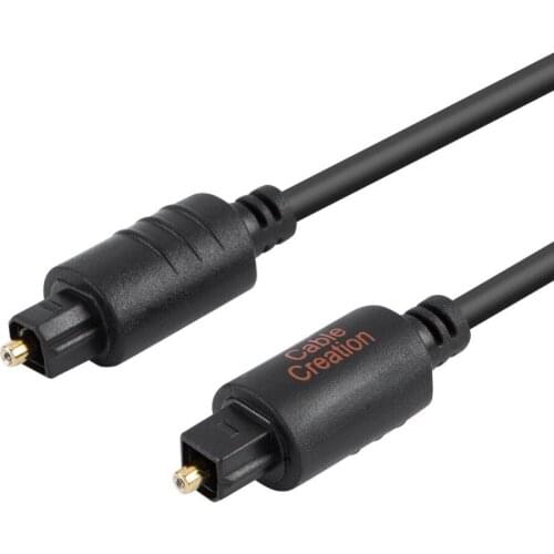 Optical Audio Cable, CableCreation Fiber Optical Toslink Cable for Home Theater, Sound Bar, TV, PS4, Xbox, VD/CD Player, etc