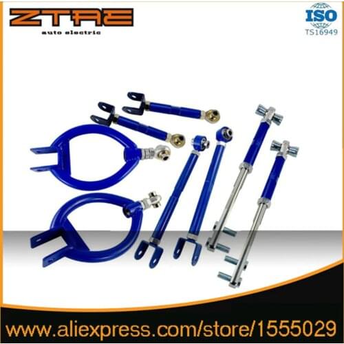 Fit 240SX S13 300ZX Z32 Rear Camber High Tension Traction Toe Suspension Set