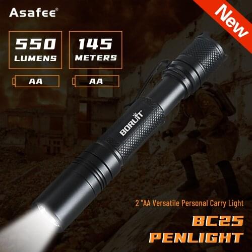 Mini Portable LED Flashlight IPX8 Waterproof Pen Light 500 Lumens ZOOM Penlight Mini Nursing Flashlight LED Torch Lamp Camping