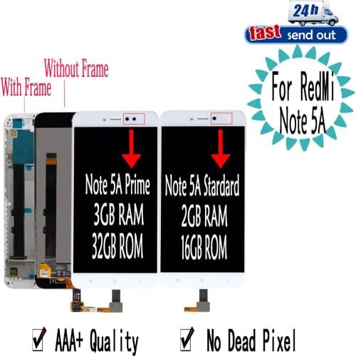 RAVIVI Screens For Xiaomi Redmi Note 5A