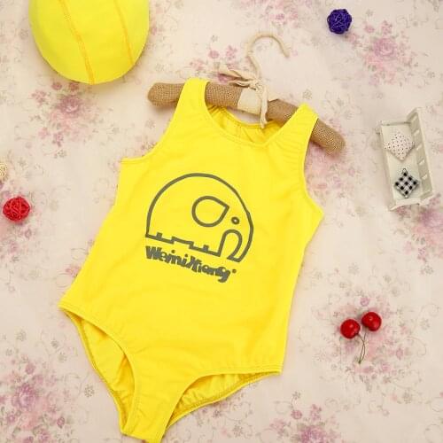 Girls Swimsuit One Piece Children Swimwear Kids & Baby Swimsuit Bathing Suit Beach Wear with hat-SW654