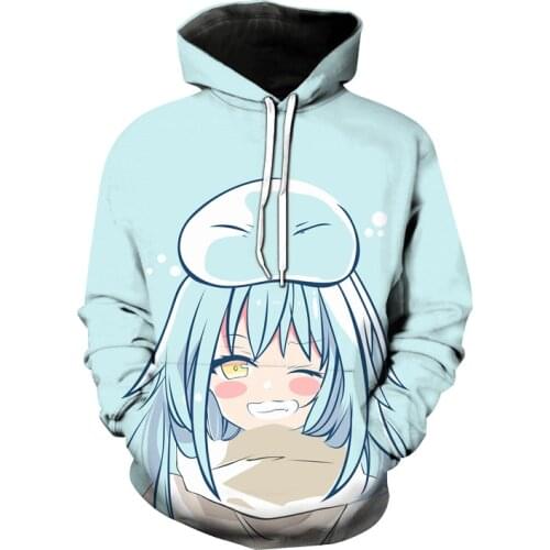 Tensei shitara Slime Datta Ken Hoodies Anime That Time I Got Reincarnated as a Slime Sweatshirt Men Women Trendy Hoodie Pullover