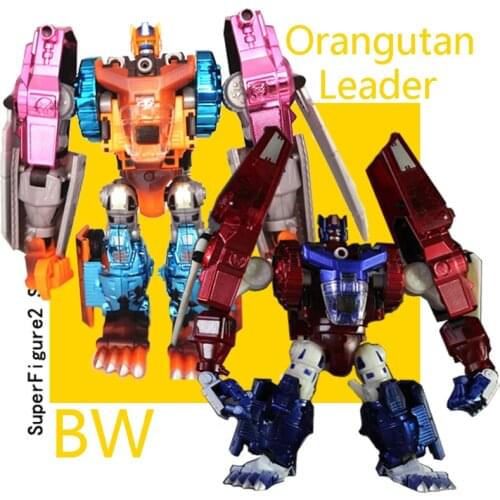 Transformation TA BW04 TransArt Mini version BW four variable Orangutan leader Action Figure Toy Robot